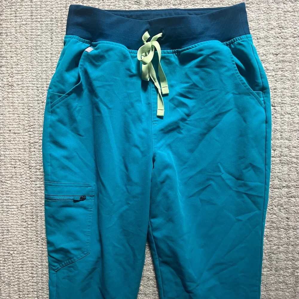 Figs Teal Joggers S - Picture 2 of 5